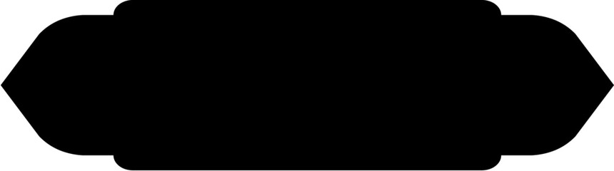 Islamic Label and Name Frame Glyph Black Filled silhouettes Design pictogram symbol visual illustration