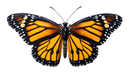 Fototapeta na wymiar Butterfly monarch isolated 
