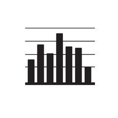Financial Chart in cartoon, doodle style. Isolated 2d vector illustration in logo, icon, sketch style, Eps 10. AI Generative
