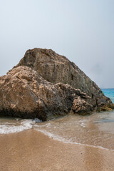 Amazing view of Kathisma Beach at Lefkada, Greece