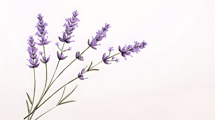 lavender flowers illustration