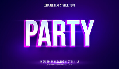 Editable text effect neon gradient shiny color Text style. Editable fonts vector files