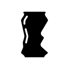 Crushed can icon