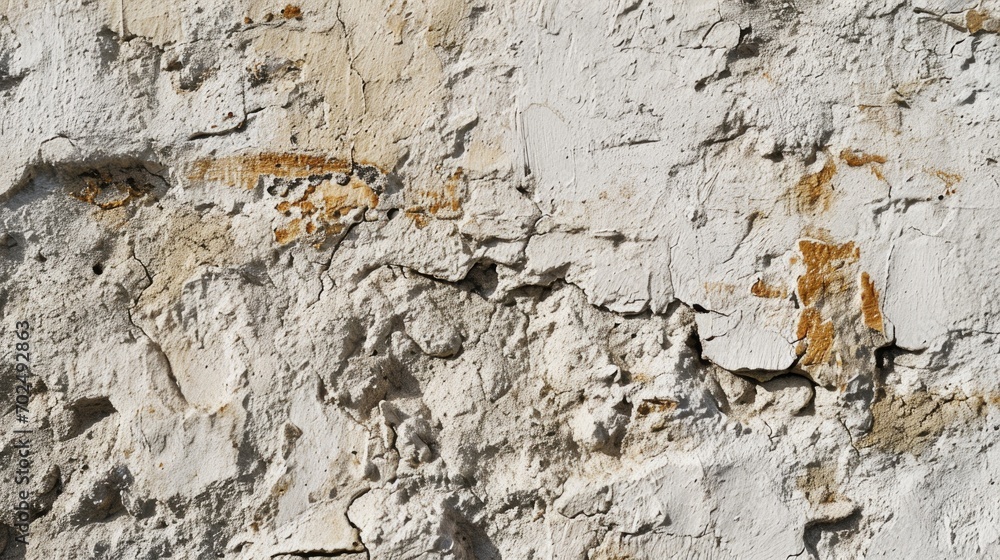 Aufkleber A close-up photograph of a wall with a clock mounted on it. This image can be used to depict the concept of time, punctuality, or home decor
