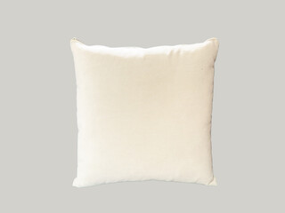 Comfortable beige fabric cushion