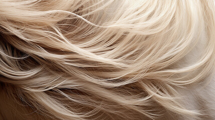 Naklejka premium Detailed Texture and Natural Colors of a Horse Mane in a Close-Up Shot