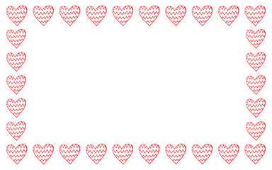 valentine's day. patterns. seamless patterns. hearts. Doodle. drawing. red. vector. on a white background. for textiles. for the repose. postcard.