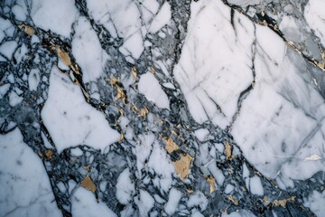 Fototapeta premium A detailed close up view of a smooth marble surface. Perfect for architectural and interior design projects