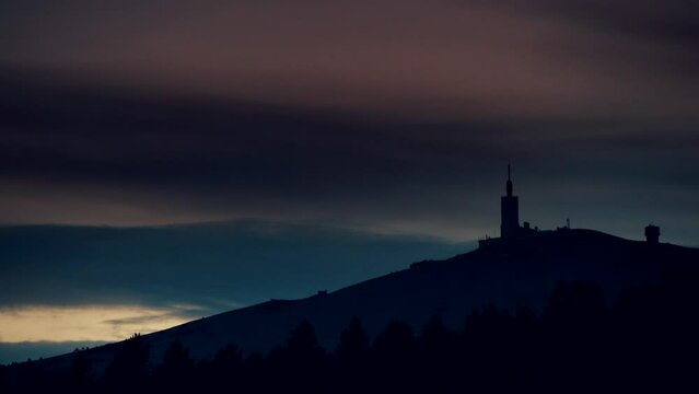 Mont Ventoux mountain in Provence region, southern France.