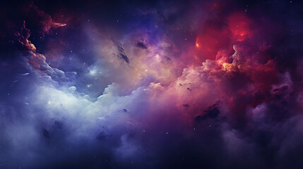 Astronomical Nebula Design - A Celestial Journey Through the Mysteries of Space - obrazy, fototapety, plakaty