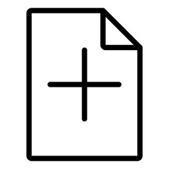 Obraz premium Add File icon 