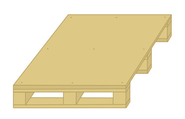 Wooden pallet - Works construction, DIY, industry, logistics, woodwork and joinery