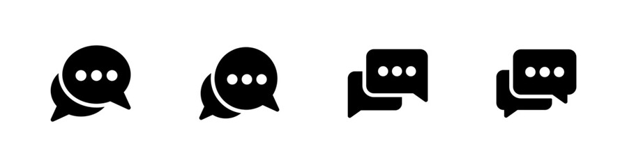 Chat icon, bubble speech icon for web, ui, and mobile apps