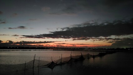 Malabon dike on a cold January morning