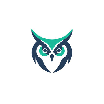 Owl logo design inspiration vector template. Creative bird icon symbol.