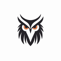 Owl logo design inspiration vector template. Bird icon vector illustration.