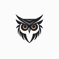 Owl logo design inspiration vector template. Creative bird icon symbol.