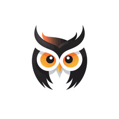 Owl logo design inspiration vector template. Bird icon vector illustration.