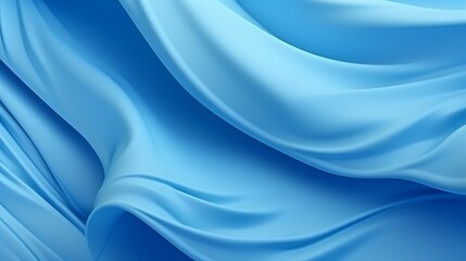 Blue waves abstract background texture. Print, painting, design, fashion. : Generative AI