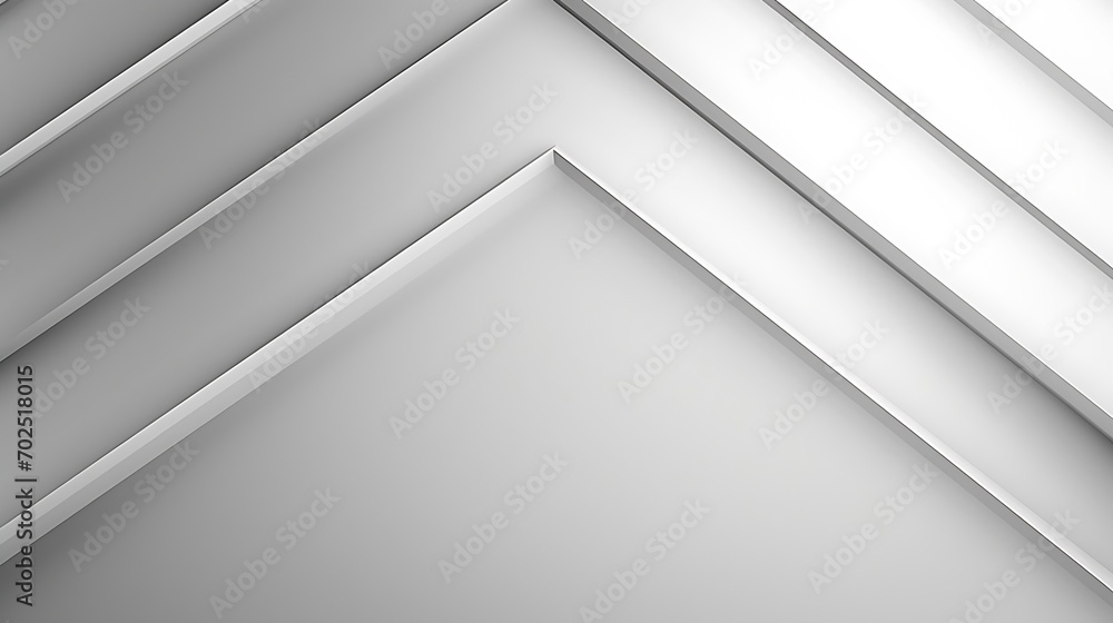 Poster abstract white and silver are light pattern gray with the gradient is the with floor wall metal texture soft tech diagonal background black dark clean modern : Generative AI
