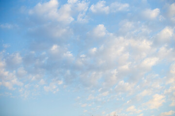 blue sky clouds closeup.Sky background with clouds weather nature cloud blue