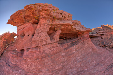 Sandstone Hoodoo formation at Horseshoe Bend AZ