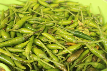 green chili peppers