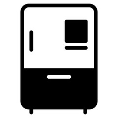 fridge appliance icon vector illustration design