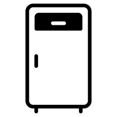 fridge appliance icon vector illustration design