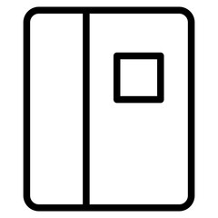 fridge appliance icon vector illustration design