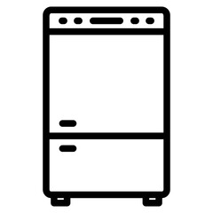 fridge appliance icon vector illustration design
