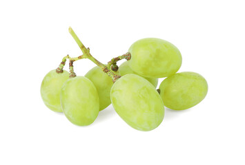 Fresh ripe juicy grapes isolated on white
