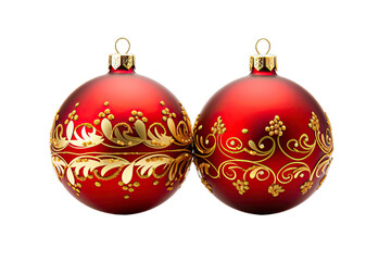 Christmas ball on transparent background