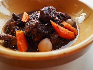 Traditional French Beef Bourguignon
