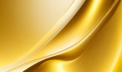 Abstract light-yellow metal gradient from AI Generative