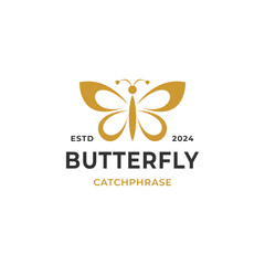 Butterfly logo design template