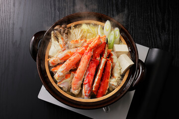 タラバガニを使った蟹鍋 © Nishihama