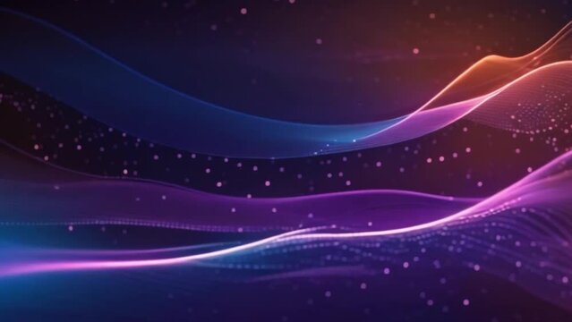 Technology digital wave background concept. Cyber ​​or technology background