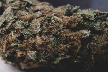 Medical cannabis marijuana, jointed herb drugs.