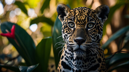 close up of a leopard