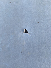 hole on the fabric texture