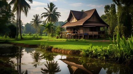 Photo: One of the last homes in the countryside with a simple way of life.