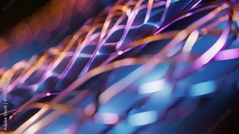Aufkleber a magnified view of a ferroelectric polymer composite, emphasizing its flexibility and potential use