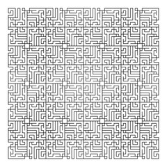 Maze puzzle game vector pattern