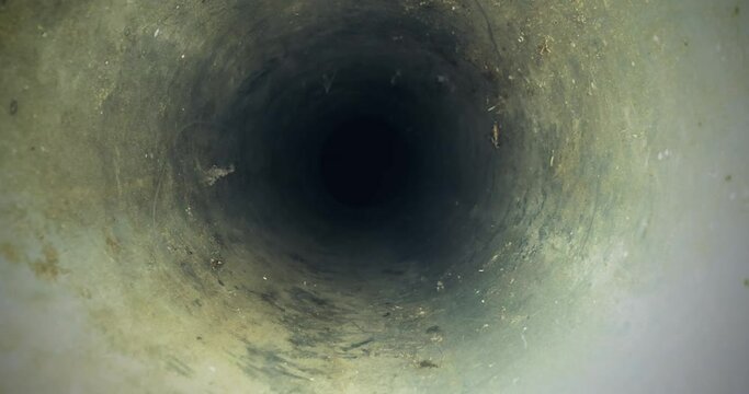 Tube hole motion towards deep dark depths