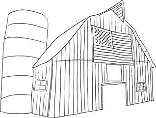 barn and silo © knowthefeeling