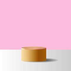 podium product, cosmetics product presentation