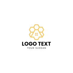 Hive home logo design vector modern luxury