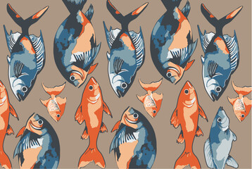 pattern with fishes © bryan