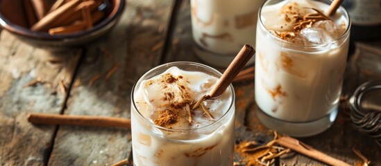 Mexican Horchata will satisfy your thirst with its sweet taste.
